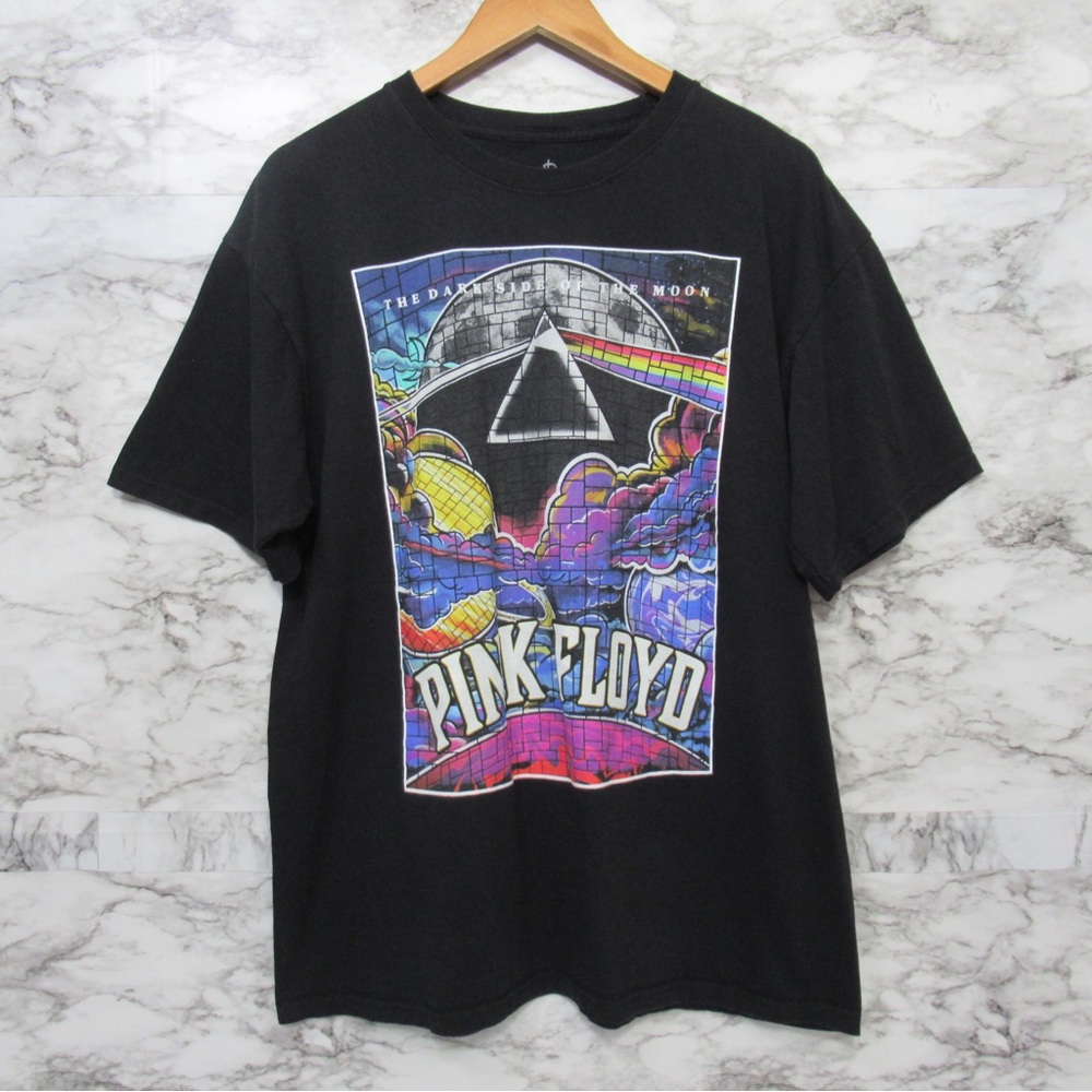 Pink Floyd The Dark Side of the Moon Black Graphic Tee Shirt Size XL